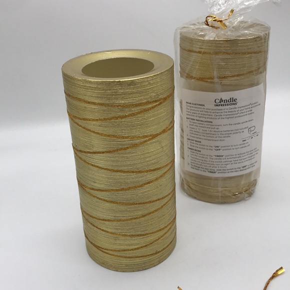 Candle Impressions Holiday Candle Impressions Flameless Real Wax